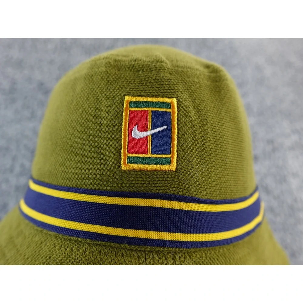 Nike‎ Court Bucket Hat Olive Green SAMPLE Tennis Cap S/M DJ6150-368 SS